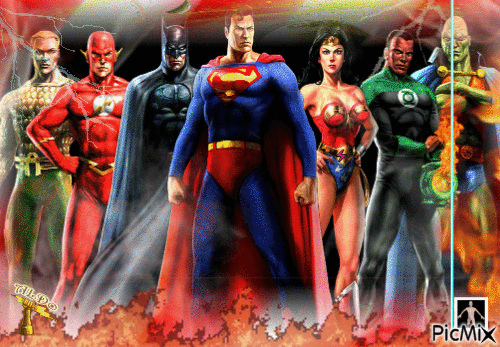 super héros - Animovaný GIF zadarmo