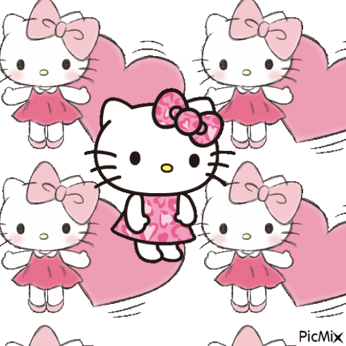 Hello kitty - GIF animasi gratis