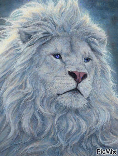 White Lion - Gratis animeret GIF