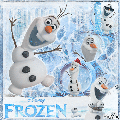 snowman olaf frozen - Free animated GIF