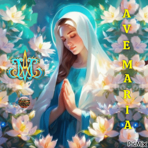 AVE MARIA - Prega per Noi - Darmowy animowany GIF