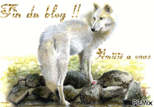 loup blanc - 無料のアニメーション GIF