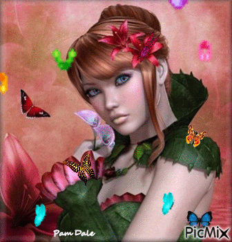 Butterfly Palace - GIF animado grátis