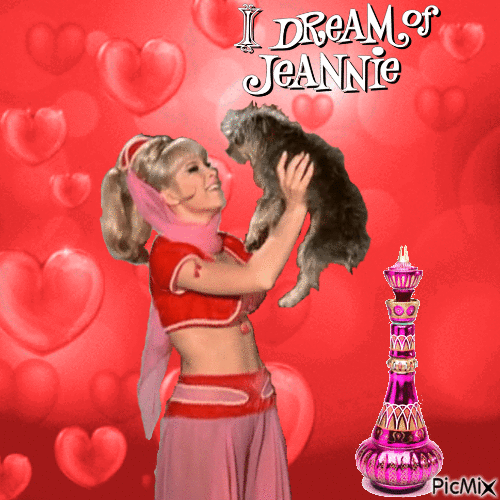 Jeannie and Djinn-Djinn - Free animated GIF