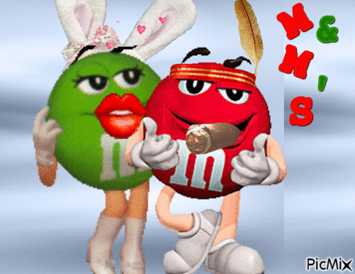 Miammiam M&M'S - Zdarma animovaný GIF