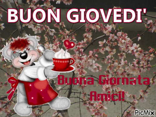 BUON GIOVEDI' - Free animated GIF