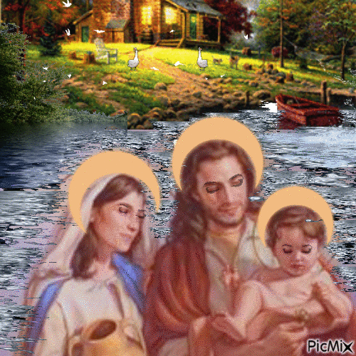 Holy Family - Free animated GIF