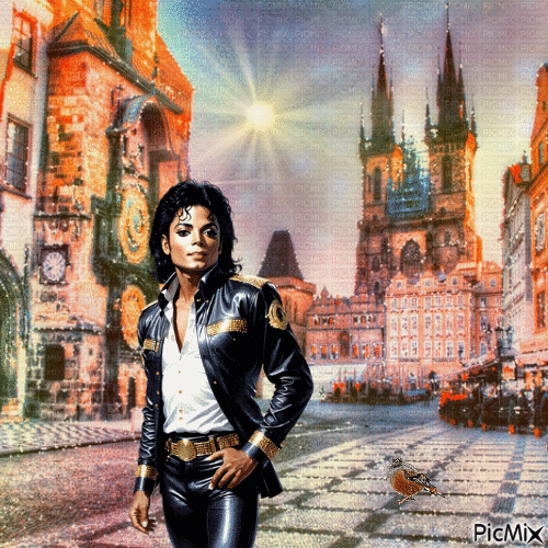 Michael Jackson. - Безплатен анимиран GIF