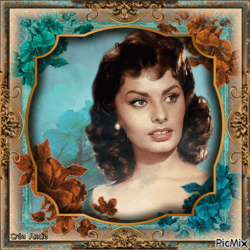 Sophia Loren, Actrice Italienne - GIF animé gratuit