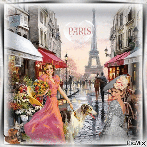 Paris - GIF animasi gratis