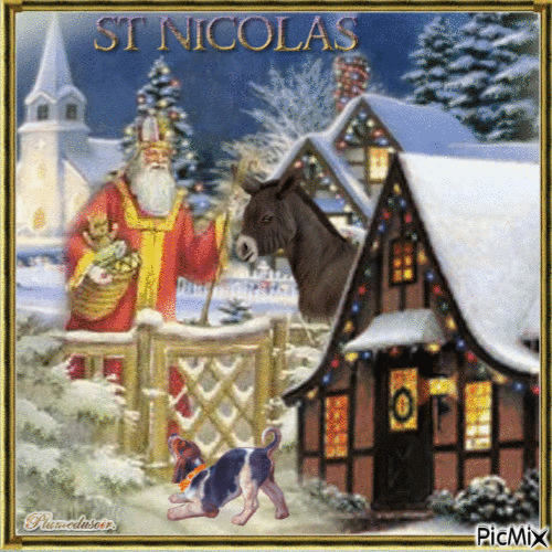 St Nicolas. - 免费动画 GIF