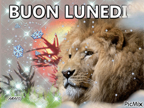 BUON LUNEDI' - Darmowy animowany GIF