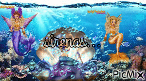 sirenas - Animovaný GIF zadarmo