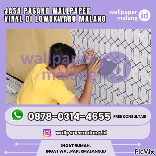 JASA PASANG WALLPAPER VINYL DI LOWOKWARU MALANG - nemokama png