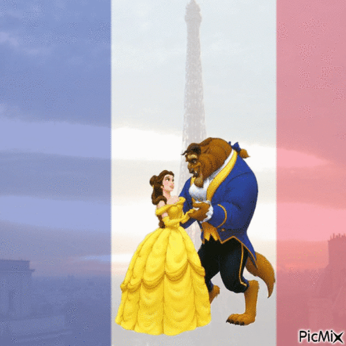 Belle and Beast (My 2,820th PicMix) - 無料のアニメーション GIF