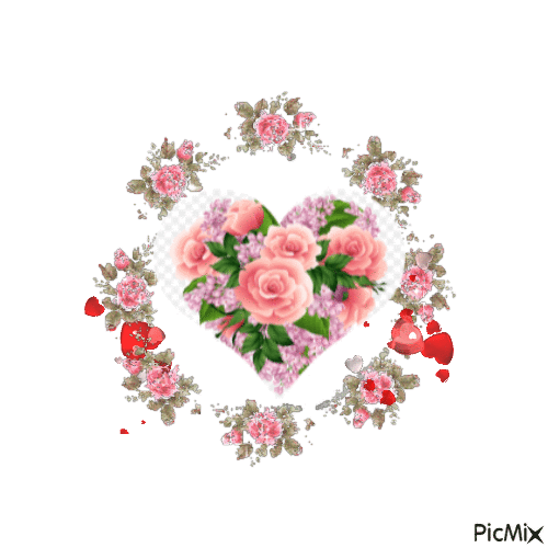 mañana de rosas - Бесплатный анимированный гифка