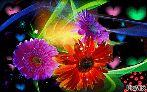 Квіти - Δωρεάν κινούμενο GIF