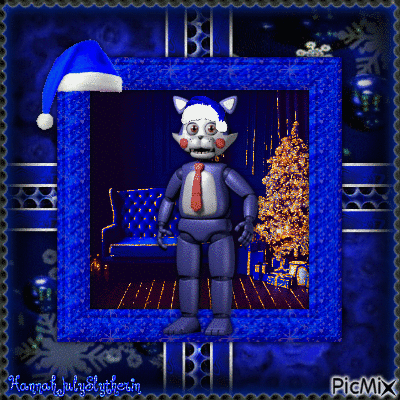 {Candy Cat at Christmas} - Gratis animeret GIF