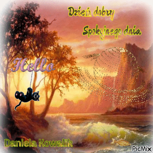 dzien dobry - Бесплатный анимированный гифка