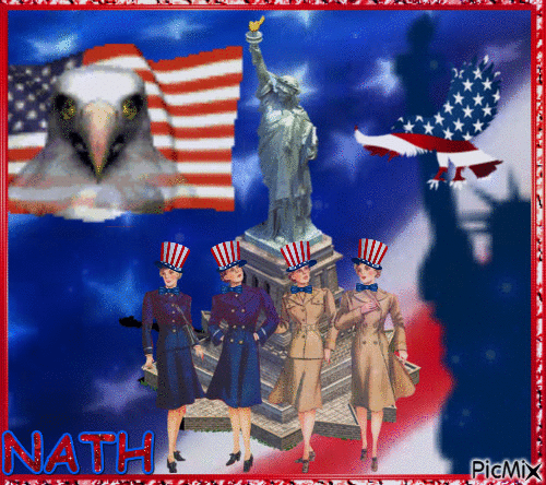 USA - Бесплатный анимированный гифка