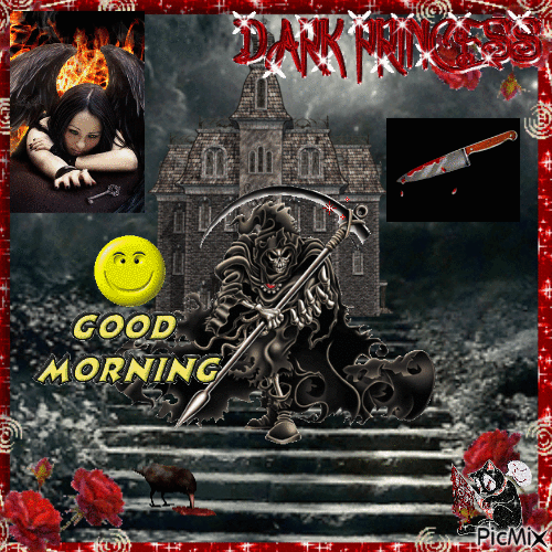 evil morning - Δωρεάν κινούμενο GIF