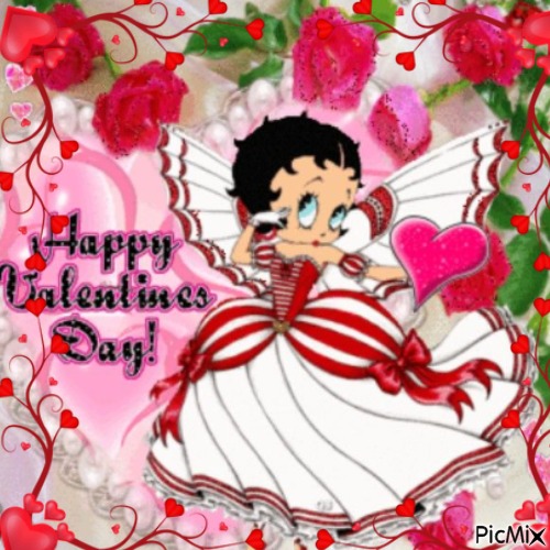 Betty Boop - Saint Valentin - Free PNG