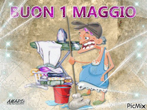 BUON 1 MAGGIO - Animovaný GIF zadarmo