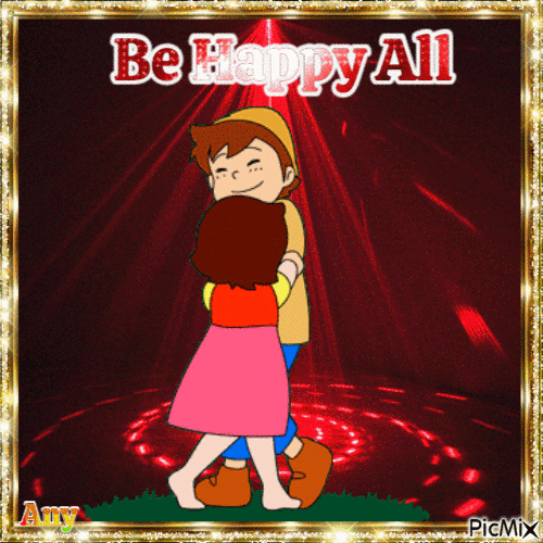 Be Happy All - Darmowy animowany GIF