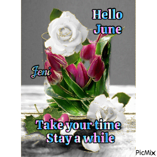 Hello June - Gratis geanimeerde GIF