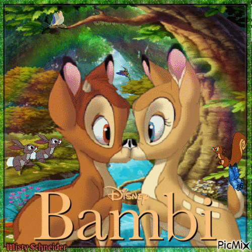 Disneys Bambi - Bezmaksas animēts GIF