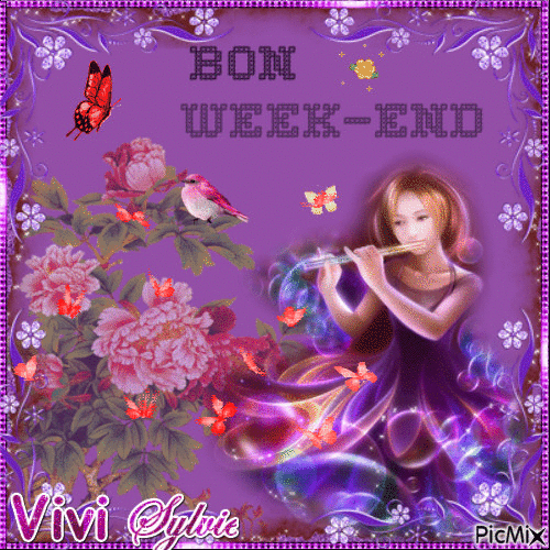 Bon Week-end - Zdarma animovaný GIF