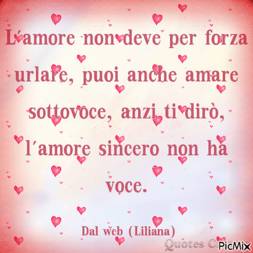 L'amore non ha voce - Zdarma animovaný GIF