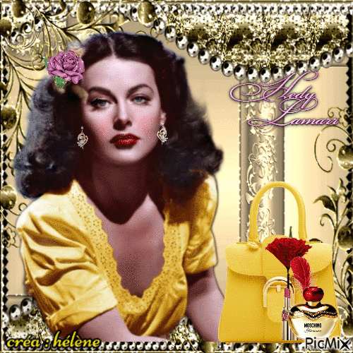 Hedy Lamarr - Ilmainen animoitu GIF