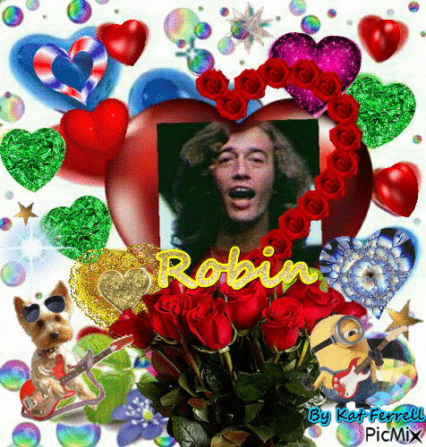 Robin Love - Animovaný GIF zadarmo