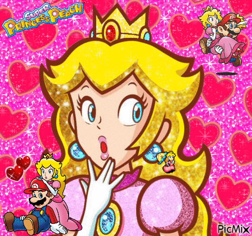 Princess Peach - GIF animasi gratis