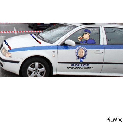 POLICE - Ilmainen animoitu GIF