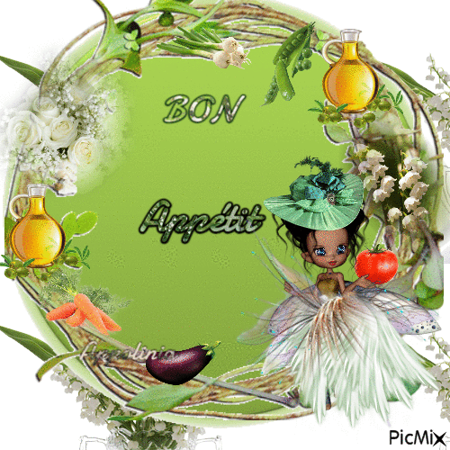 Bon Appétit ♥ ♥ - Бесплатный анимированный гифка
