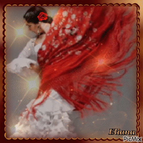 Dançarina de flamenco