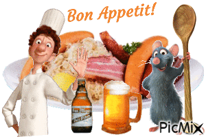 Combo. Bon appétit - 免费动画 GIF