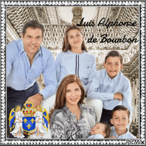 La famille royale légitimiste de France - Darmowy animowany GIF