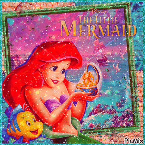 The Little Mermaid - Animovaný GIF zadarmo