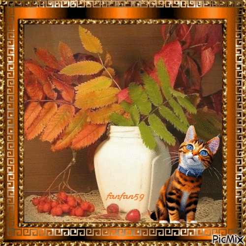 Bouquet d'automne - Besplatni animirani GIF