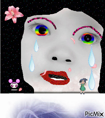 bebe pleure , manga - Darmowy animowany GIF