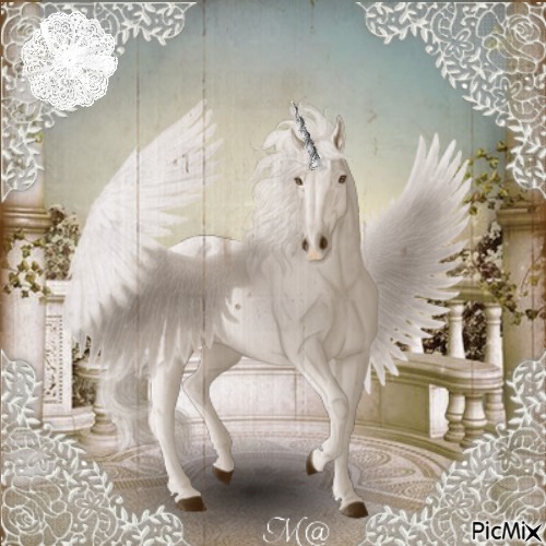 Royal pegasus / unicorn - Free PNG