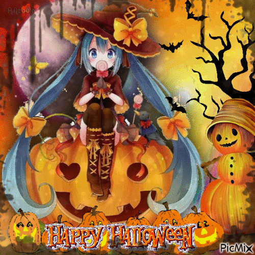 Halloween - Manga - Ücretsiz animasyonlu GIF