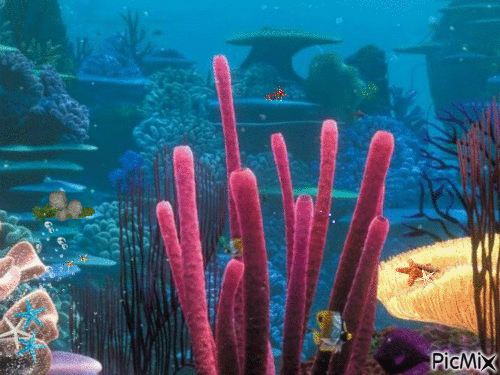 under the sea - Animovaný GIF zadarmo