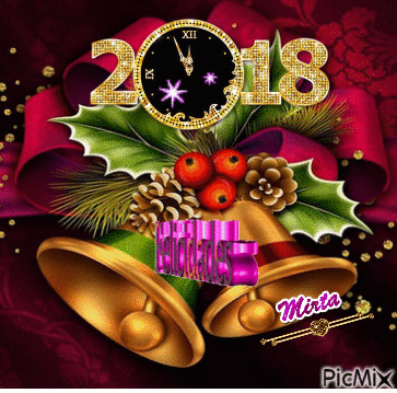 ¡Feliz 2018! - Gratis geanimeerde GIF