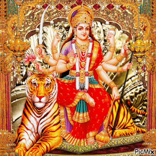 Maa Durga - Gratis geanimeerde GIF