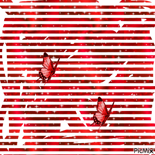 Le mur rouge - Безплатен анимиран GIF