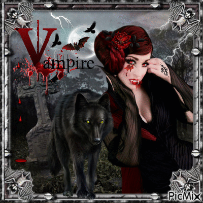 Vampire - GIF animado grátis